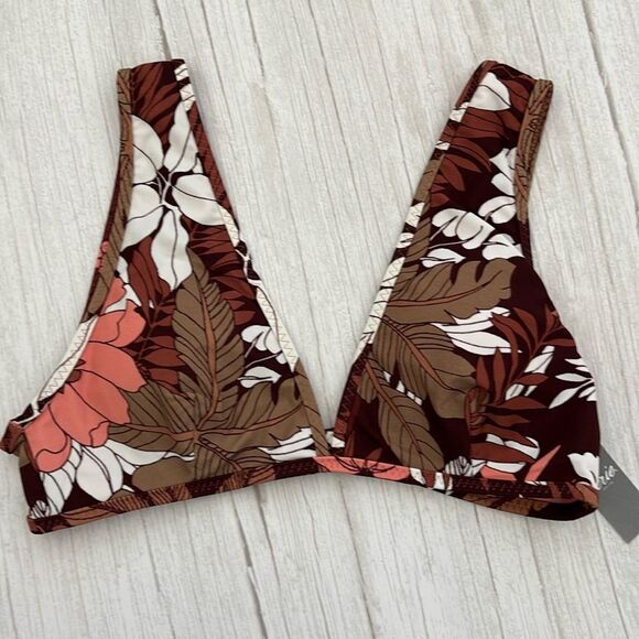 Aerie Floral Bikini Top NWT - Picture 1 of 7